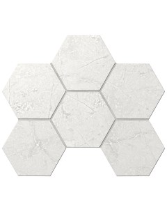 Мозаика Marmulla Grey MA01 Hexagon Непол 25x28 5 Ametis