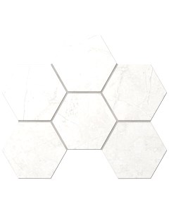 Мозаика Marmulla Ivory MA00 Hexagon Непол 25x28 5 Ametis