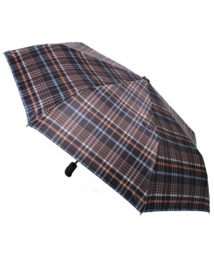 Зонт женский 112185 черный коричневый Zemsa