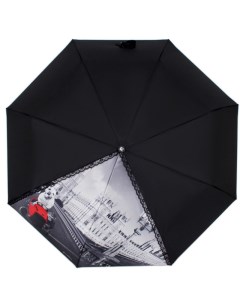 Зонт женский 100103 черный Flioraj