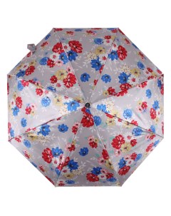 Зонт женский 102118 серый Zemsa