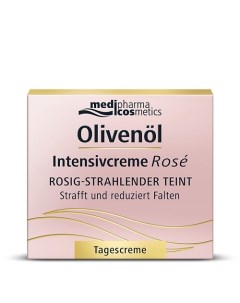 Olivenol крем для лица интенсив Роза дневной 50 Medipharma cosmetics