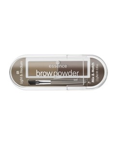 Тени для бровей BROW POWDER SET тон 01 для блондинок Essence