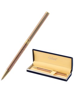 Ручка подарочная шариковая Astron Gold корпус розовое золото детали золотистые узел 0 7 мм синяя 143 Галант