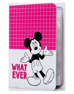 Обложка для паспорта What Ever микки маус Disney