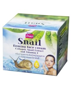 Крем Snail Firming Face Cream Улиточный Подтягивающий для Лица с Коллагеном и Витамином Е 100 мл Banna
