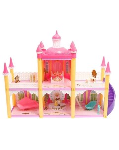 Дом для кукол Сказочный замок с мебелью фигурками и аксессуарами Happy valley