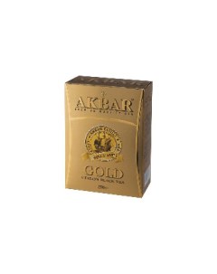 Чай черный среднелистовой Gold 250 г Akbar
