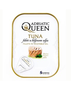 Филе тунца в растительном масле 105 г Adriatic queen