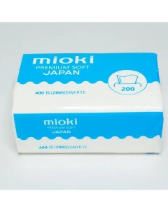 Салфетки бумажные 2 слойные 200 шт Mioki