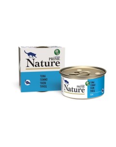 Nature влажный корм для кошек с тунцом кусочки в желе в консервах 85 г Prime