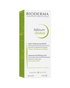 Sebium Global Крем для проблемной кожи против воспалений и черных точек 30 мл Bioderma