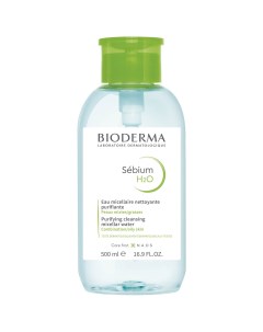 Sebium Мицеллярная вода для жирной и проблемной кожи с дозатором 500 мл Bioderma