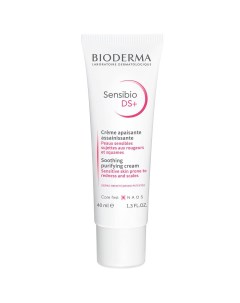 Sensibio DS Успокаивающий крем для кожи с покраснениями и шелушениями 40 мл Bioderma