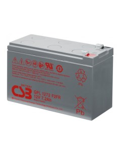 Аккумулятор для ИБП GPL1272 12V 7 2Ah клеммы F2FR Csb