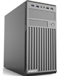 Корпус microATX ACC B202N Без БП чёрный Accord