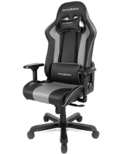 Кресло для геймеров King чёрный серый Dxracer
