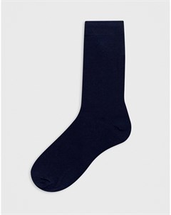 Темно синие классические носки Selected homme