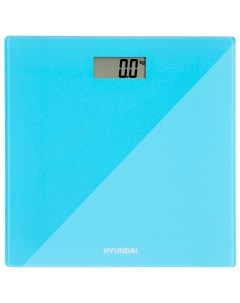 Весы напольные H BS03783 макс 180 кг голубой Hyundai