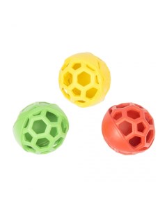 Игрушка для собак резиновая Мяч с сотами зеленая 11 5см Бельгия Duvo+