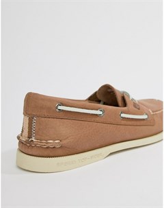 Светло коричневые мокасины Topsider Daytona Sperry