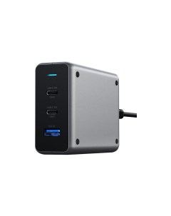 Зарядное устройство Compact Charger 100W USB Type C PD серый космос Satechi