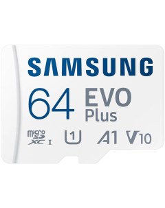 Карта памяти EVO Plus microSDXC 64GB MB MC64KA CN Samsung