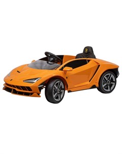 Детский электромобиль Lamborghini 6726R оранжевый Toyland