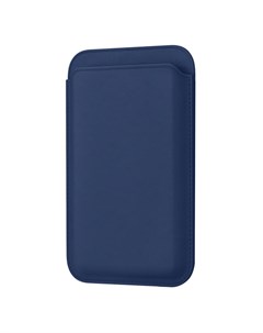 Картхолдер MagSafe Wallet для Apple iPhone с MagSafe тёмно синий Vlp