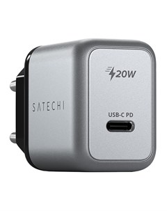Зарядное устройство Wall Charger USB C PD серый космос Satechi