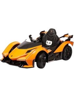 Детский электромобиль Lamborghini HL528 оранжевый Toyland