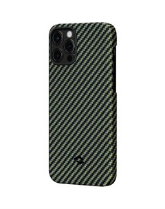 Чехол MagEZ KI1205P для Apple iPhone 12 12 Pro зелёно чёрный Pitaka