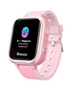 Детские смарт часы Aimoto IQ 4G розовый 8108801 Кнопка жизни