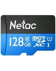 Карта памяти microSDXC 128GB с адаптером NT02P500STN 128G R Netac