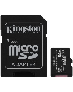 Карта памяти Canvas Select Plus MicroSD 64GB Class 10 Kingston