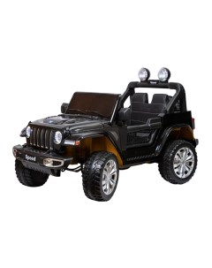 Детский электромобиль Jeep Rubicon YEP5016 чёрный Toyland