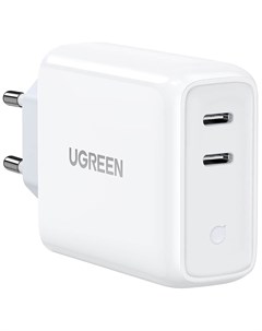 Зарядное устройство 70264 USB Type C белый Ugreen