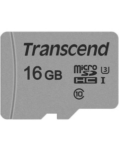 Карта памяти MicroSDXC 16GB UHS I U1 TS16GUSD300S A Transcend