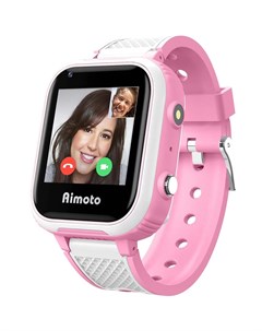 Детские смарт часы Aimoto Pro Indigo 4G розовый 9500103 Кнопка жизни