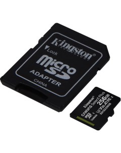 Карта памяти Canvas Select Plus MicroSDXC 256GB Class 10 Kingston