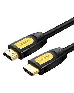 Кабель для компьютера 10129 HDMI HDMI 2 м чёрный жёлтый Ugreen