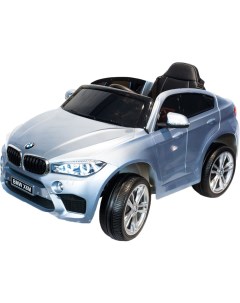 Детский электромобиль BMW X6M mini серебристый Toyland