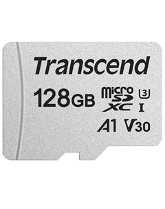 Карта памяти MicroSD 128GB UHS I U1 TS128GUSD300S A Transcend