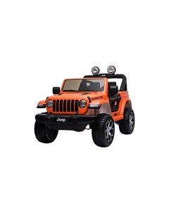 Детский электромобиль Jeep Rubicon DK JWR555 оранжевый Toyland
