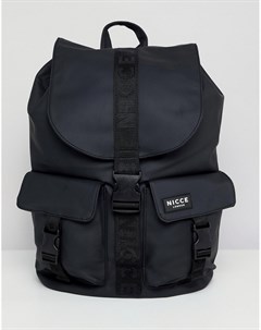 Черный рюкзак с карманами Nicce Nicce london