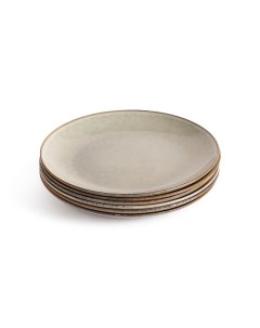 Комплект из шести плоских тарелок Laredoute