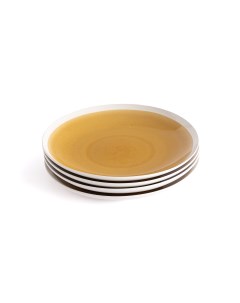 Комплект из четырех плоских тарелок Laredoute