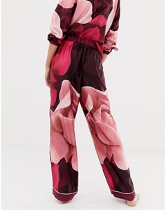 Пижамные брюки с принтом роз B By Ted baker london