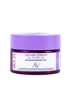 Гель мультиактивный для лица и тела Anti Age Complex All In One Gel 250 мл Aravia