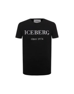 Хлопковая футболка Iceberg